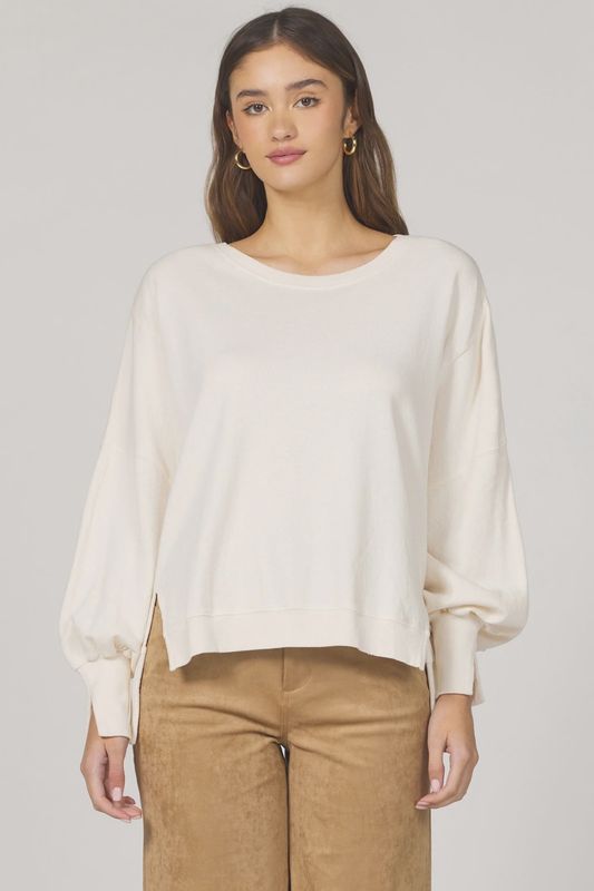 Trenton top in Whitecap