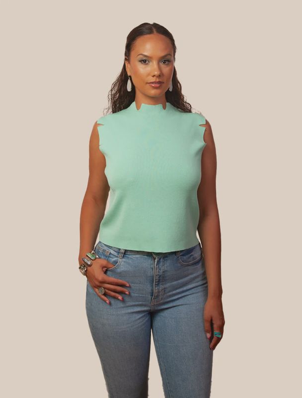 Betty Top in Mint