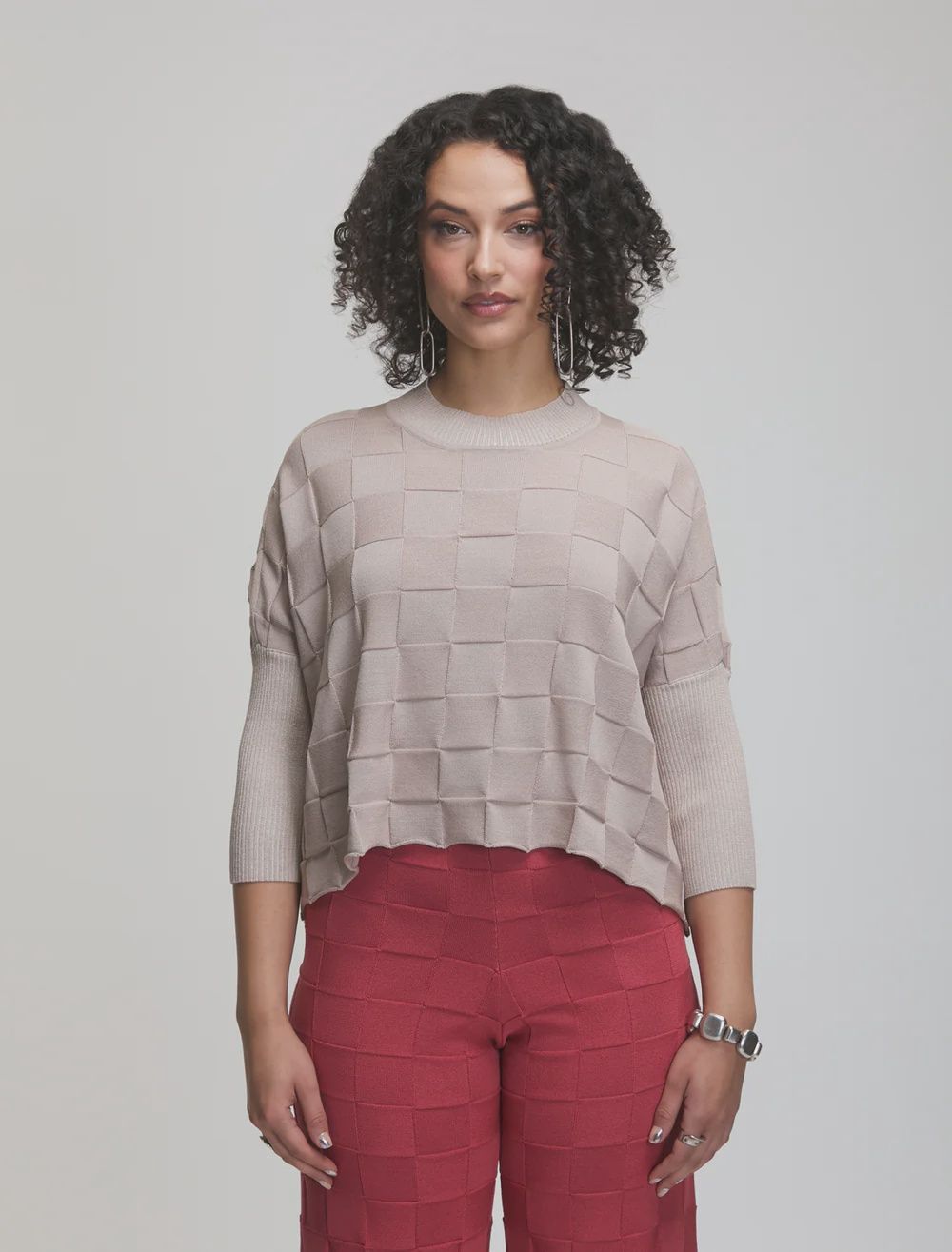 Chessa Aja Top Taupe