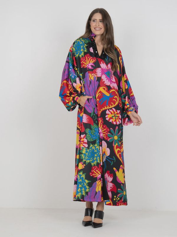 Fiona Dress - Midnight Garden