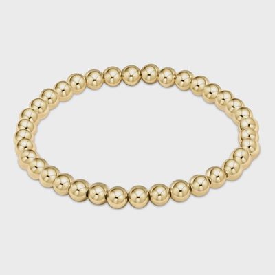 CLASSIC GOLD 5MM BEAD  BRACELET