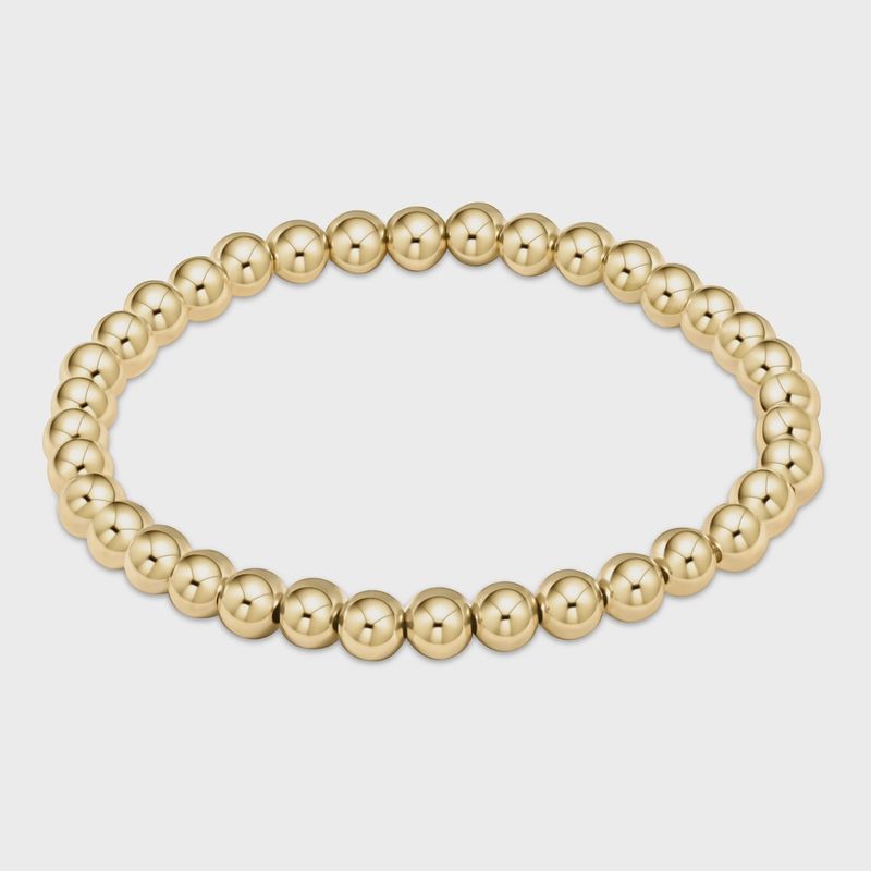 CLASSIC GOLD 5MM BEAD  BRACELET