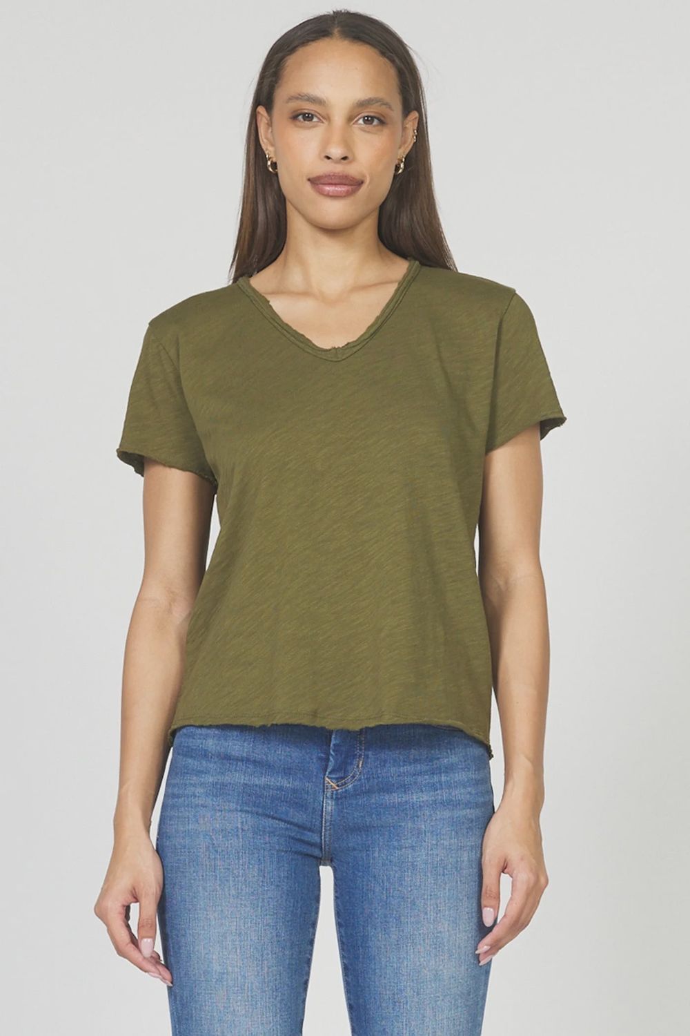 Vanya Top in Olive