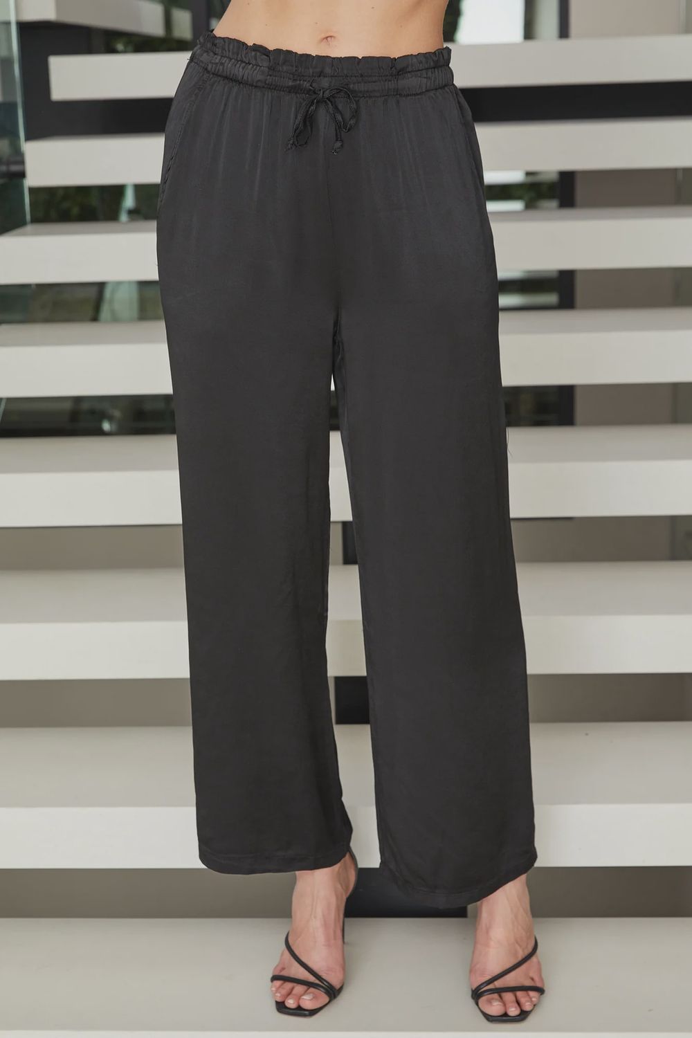 Palazzo Pant with Drawstring &amp; Pockets