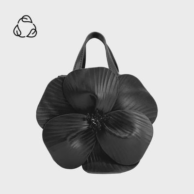 Monroe Flower Vegan Top Handle Bag