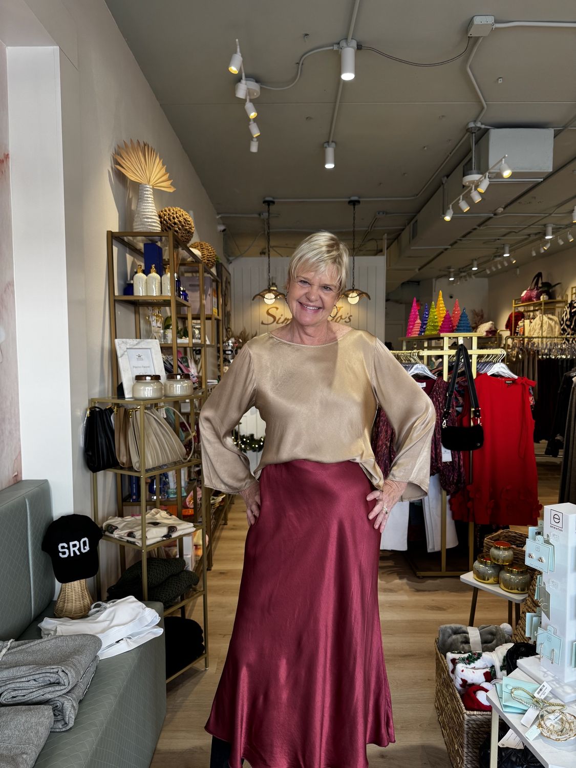 Long Sleeve top in Camel