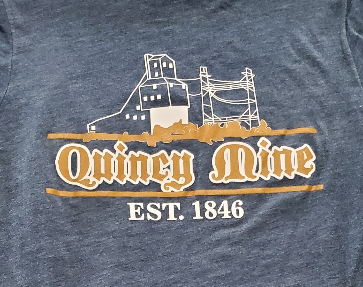 Quincy Mine Old Reliable 2 Design / Women's, Type: T-Shirt, Colour: Gray, Size: Adult S