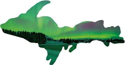 Northern Lights Upper Peninsula Magnet