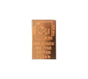 Copper Bar 1 Ounce