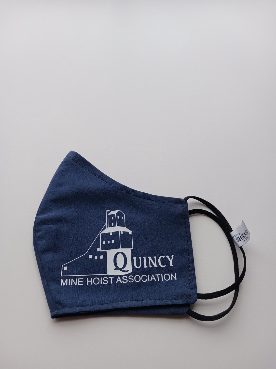Navy Quincy Mine Face Mask, Type: Men's (Black Straps)