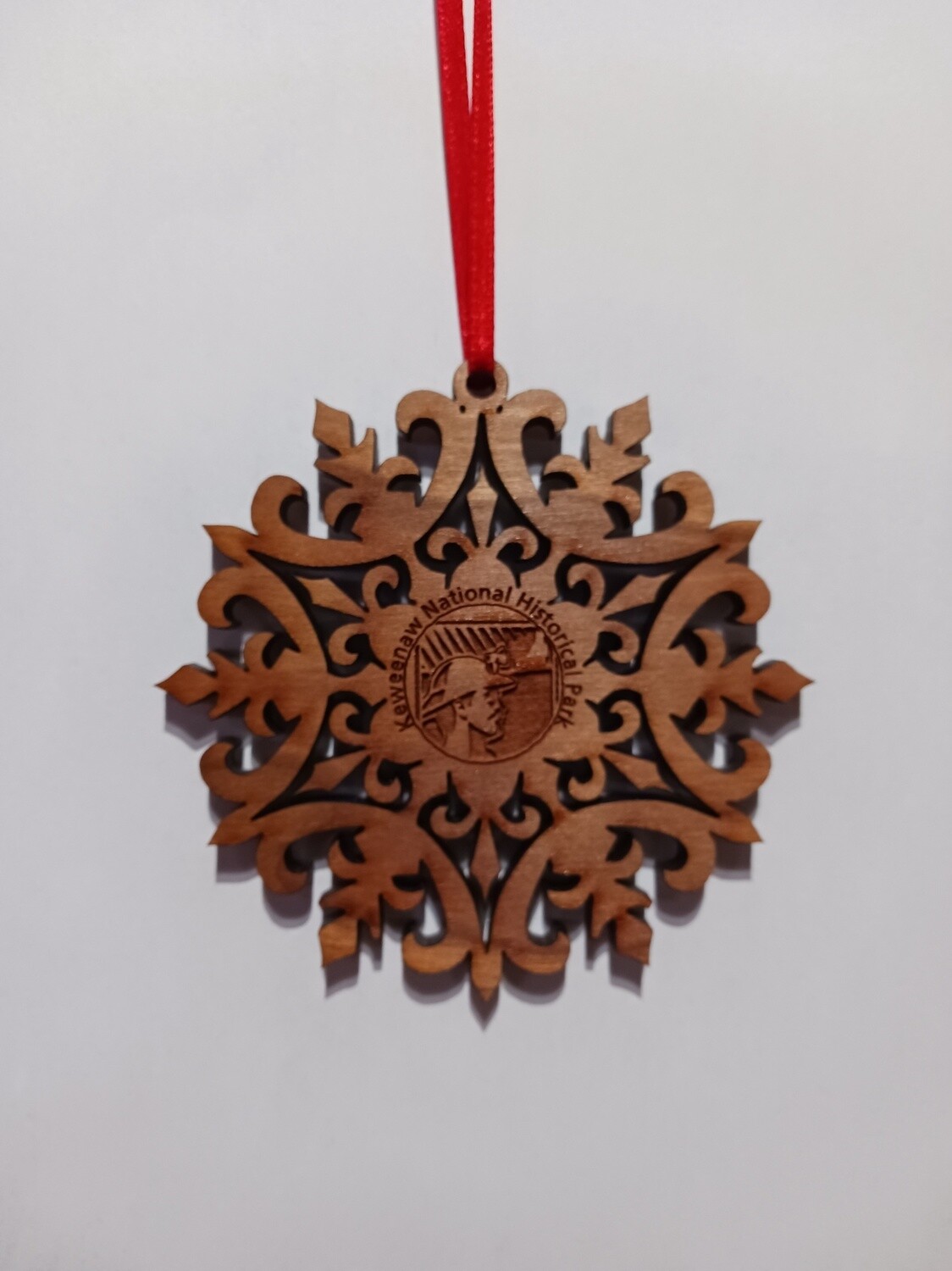 Keweenaw Miner Snowflake Ornament