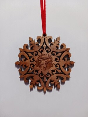 Keweenaw Miner Snowflake Ornament