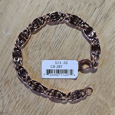Copper Link Bracelet - Flat Link