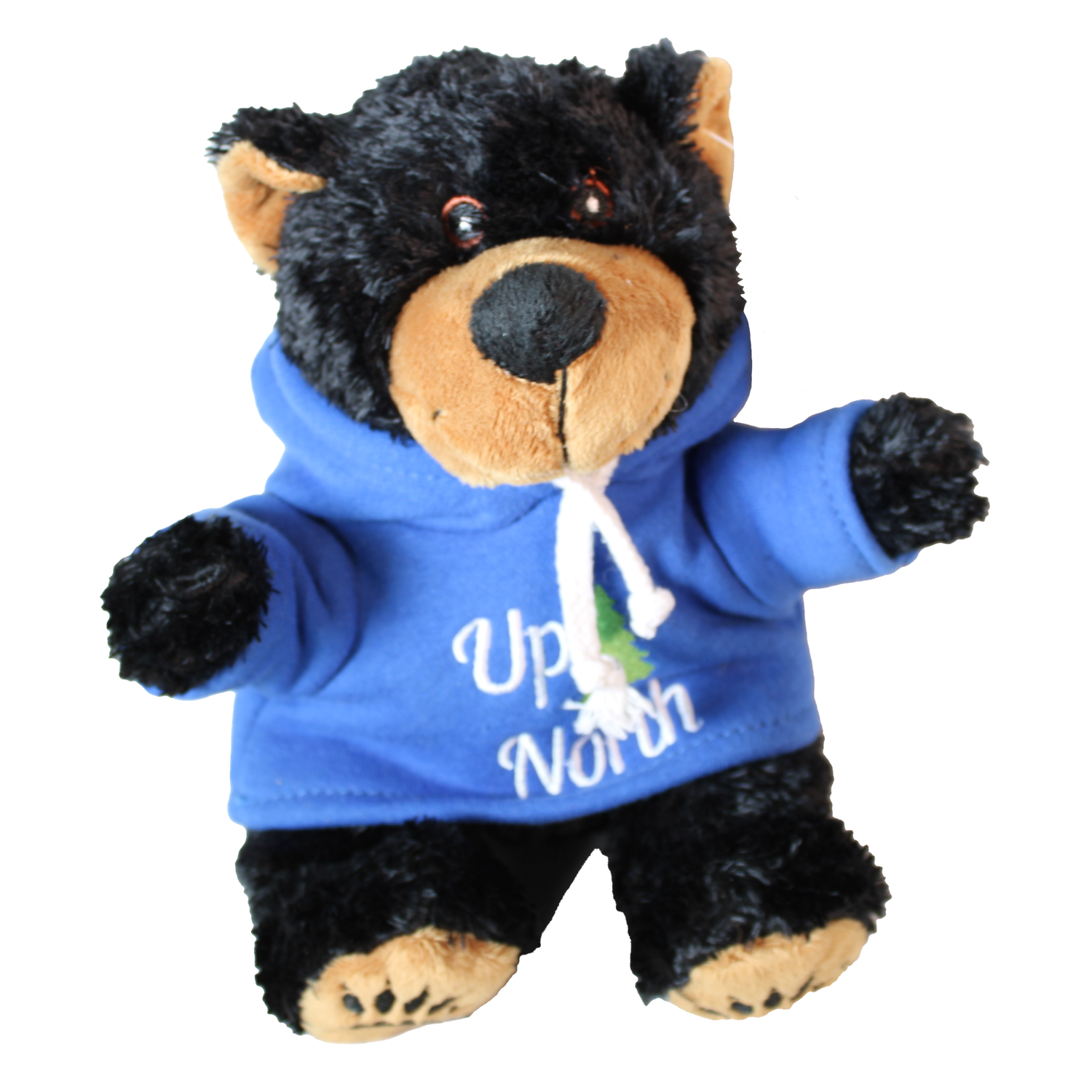 Black Bear Up North Hoodie Plushie