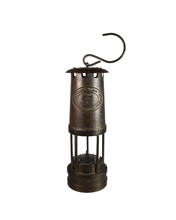Miner's Hanging Oil Lamp