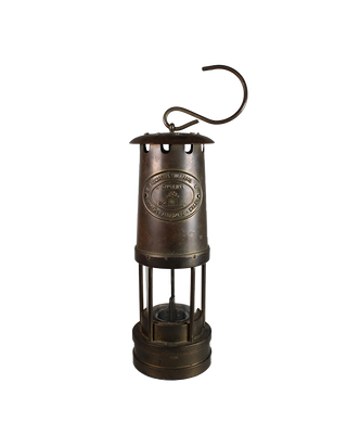 Miner's Hanging Oil Lamp