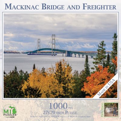 Mackinac Bridge & Freighter Puzzle