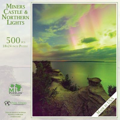 Miners Castle & Northern Lights Puzzle
