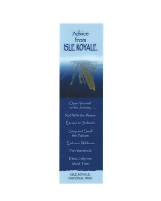 Advice of Isle Royale Bookmark