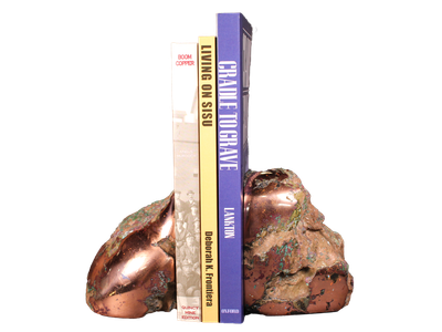 Float Copper Bookend Set 15.8 lb