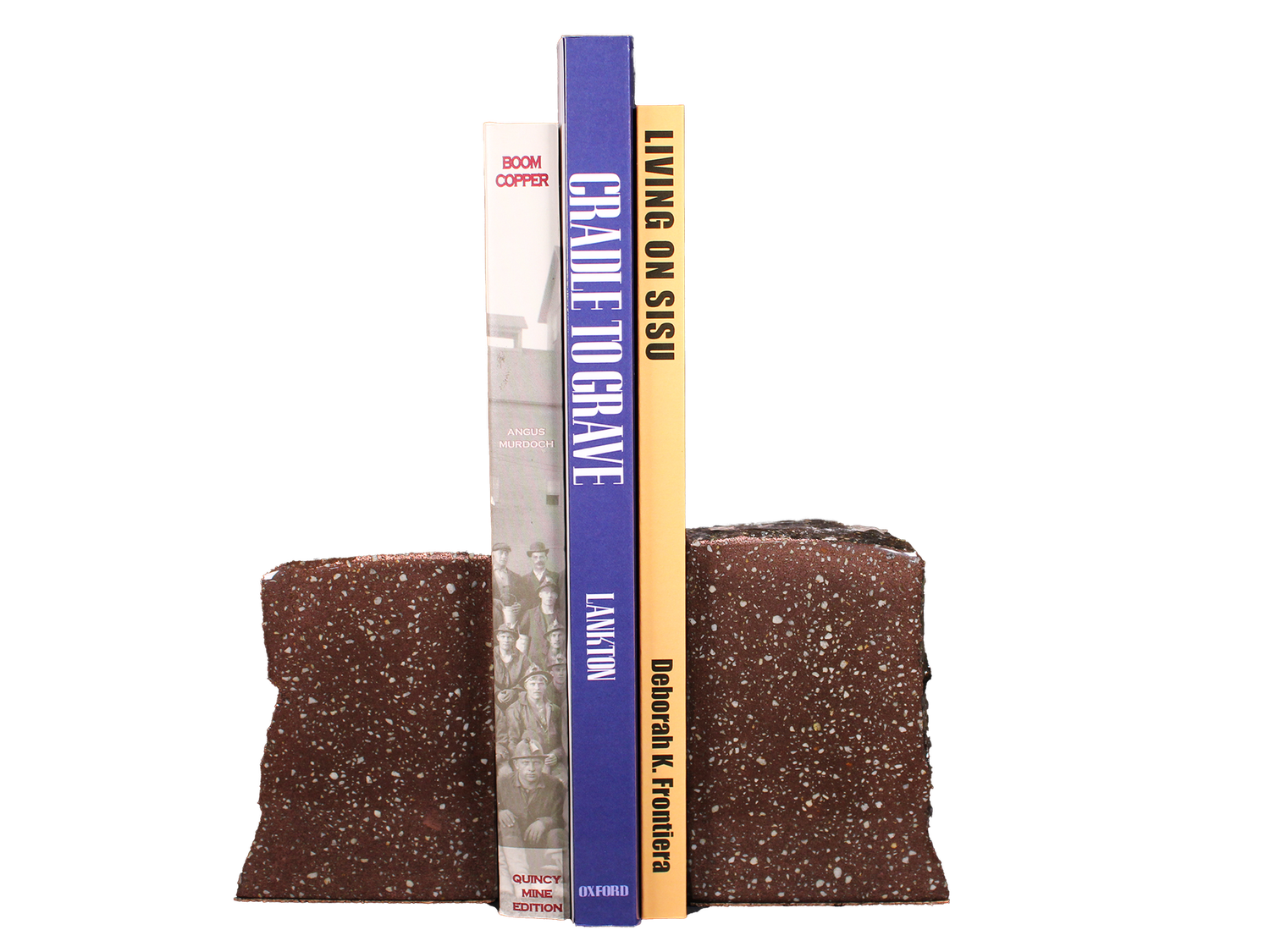 Copper Firebrick Bookend Set 3.4 lb
