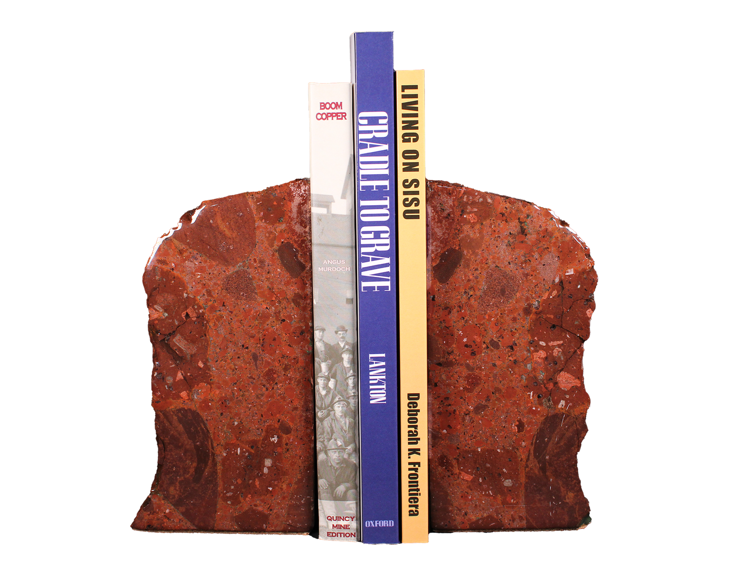 Copper Ore Bookend Set 7 lb