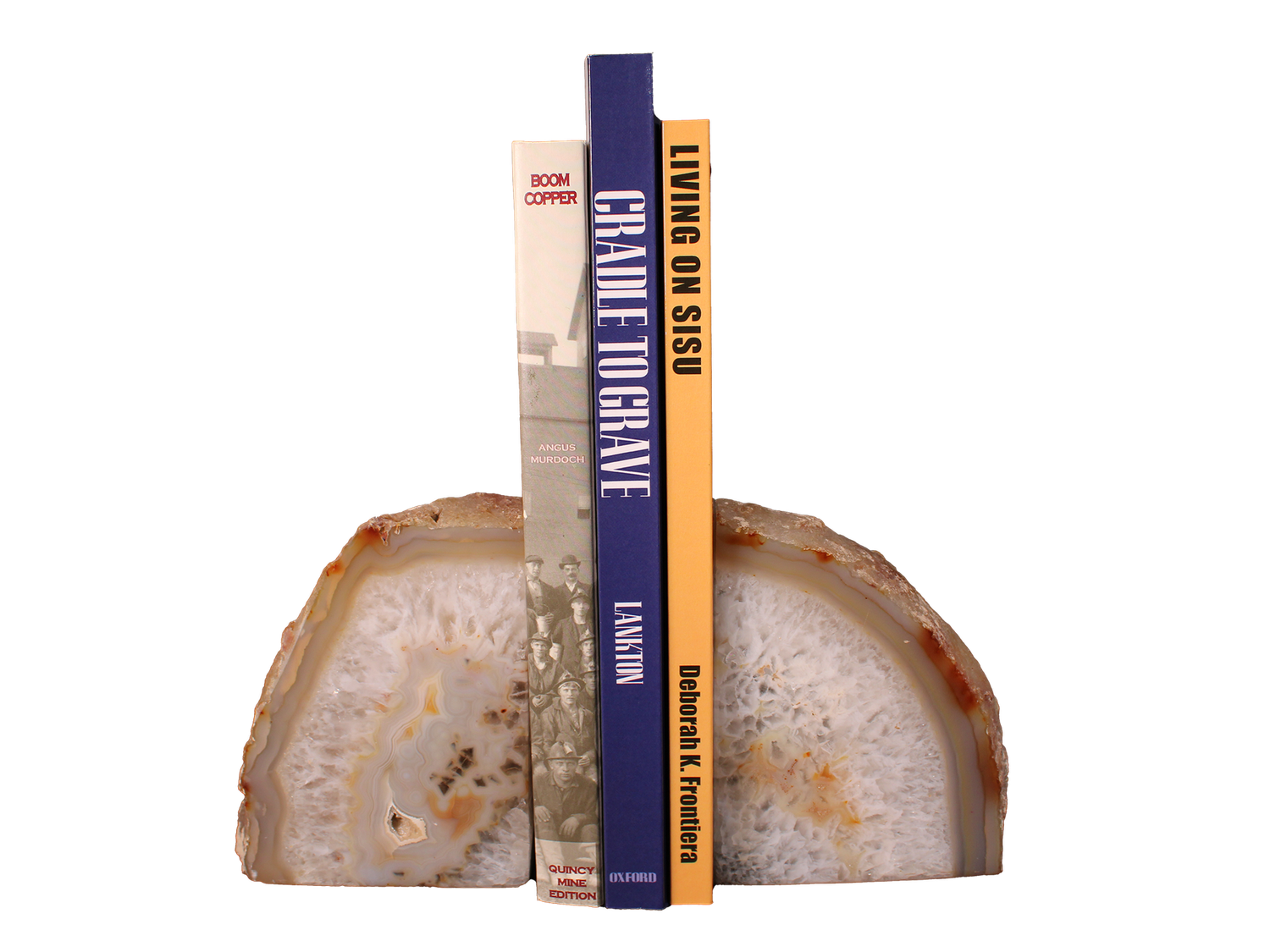 Agate Bookend Set 2.2-4.5 lbs