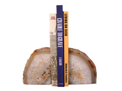 Agate Bookend Set 2.2-4.5 lbs