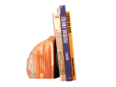 Lake Superior Agate Bookend