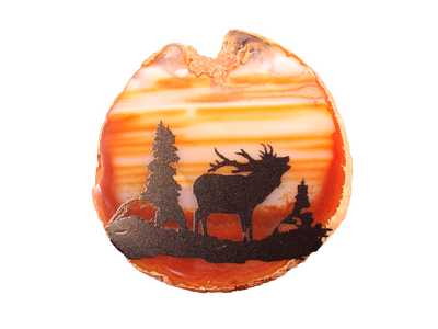 Elk Agate Slab