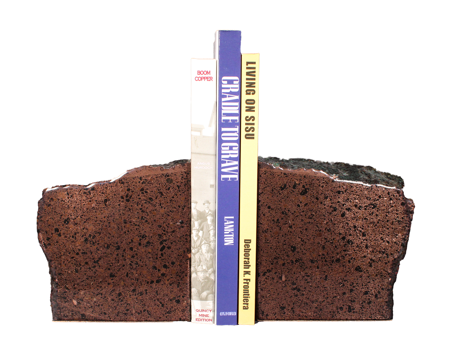 Copper Firebrick Bookend Set 11.8 lb