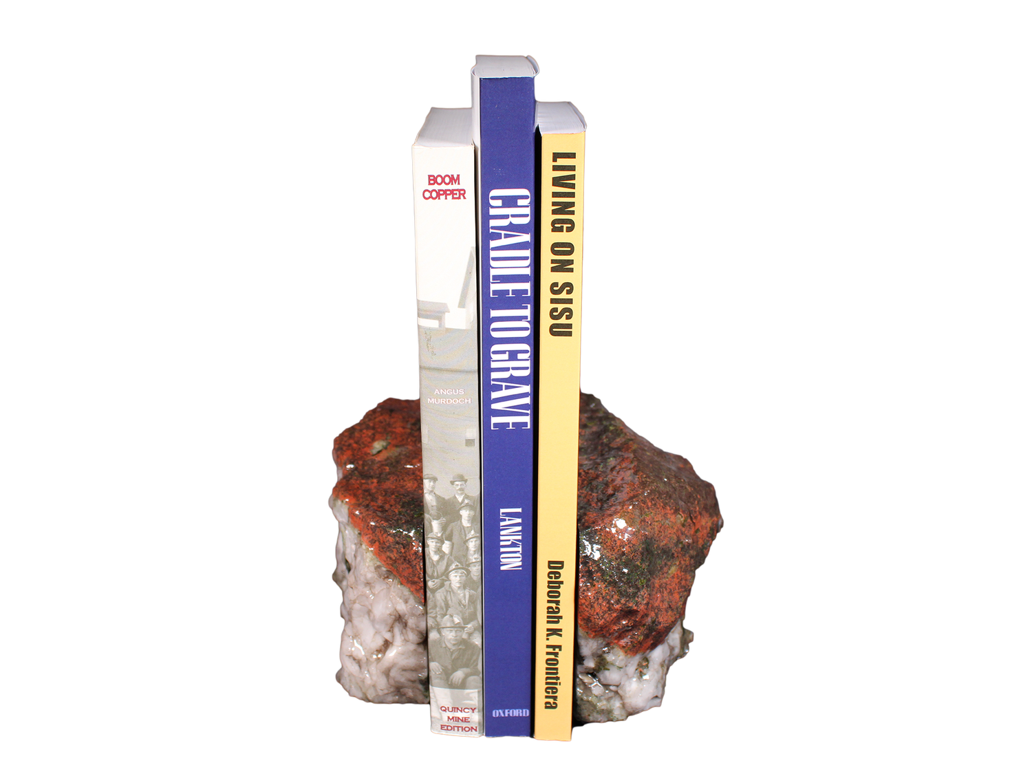 Copper Ore Bookend Set 4.5 lb