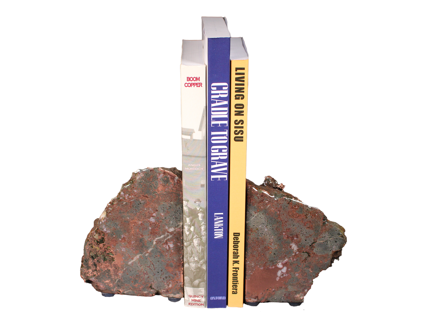 Copper Ore Bookend Set 5 lb