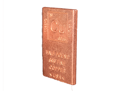 Copper Bar 1/2 Pound