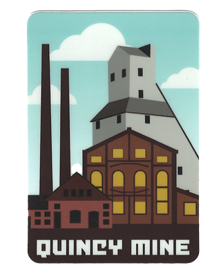 Quincy Mine Sticker