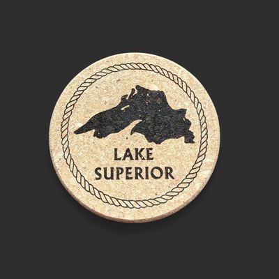 Lake Superior Cork Coaster