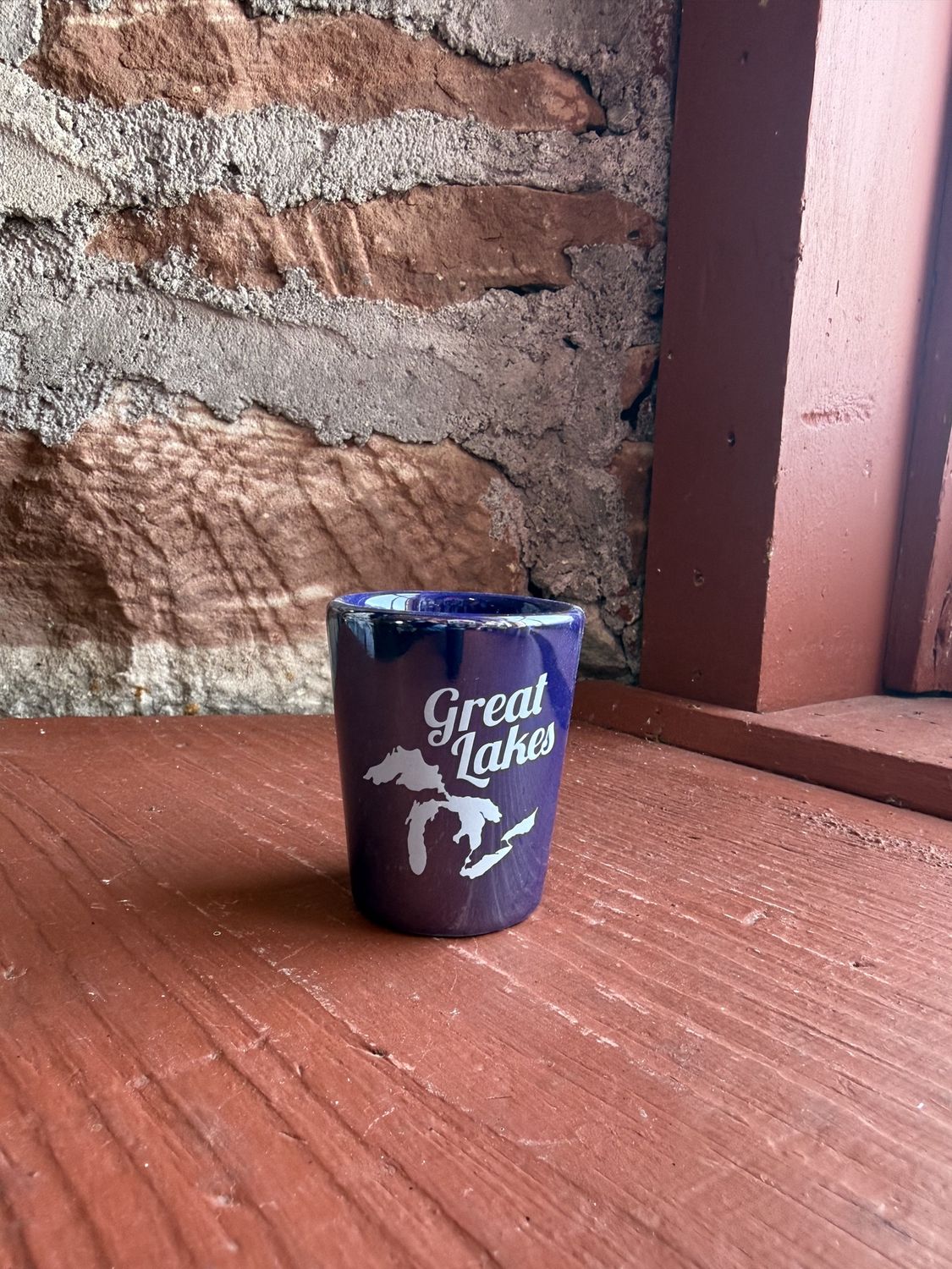 Great Lakes Shot Glass / Cobalt