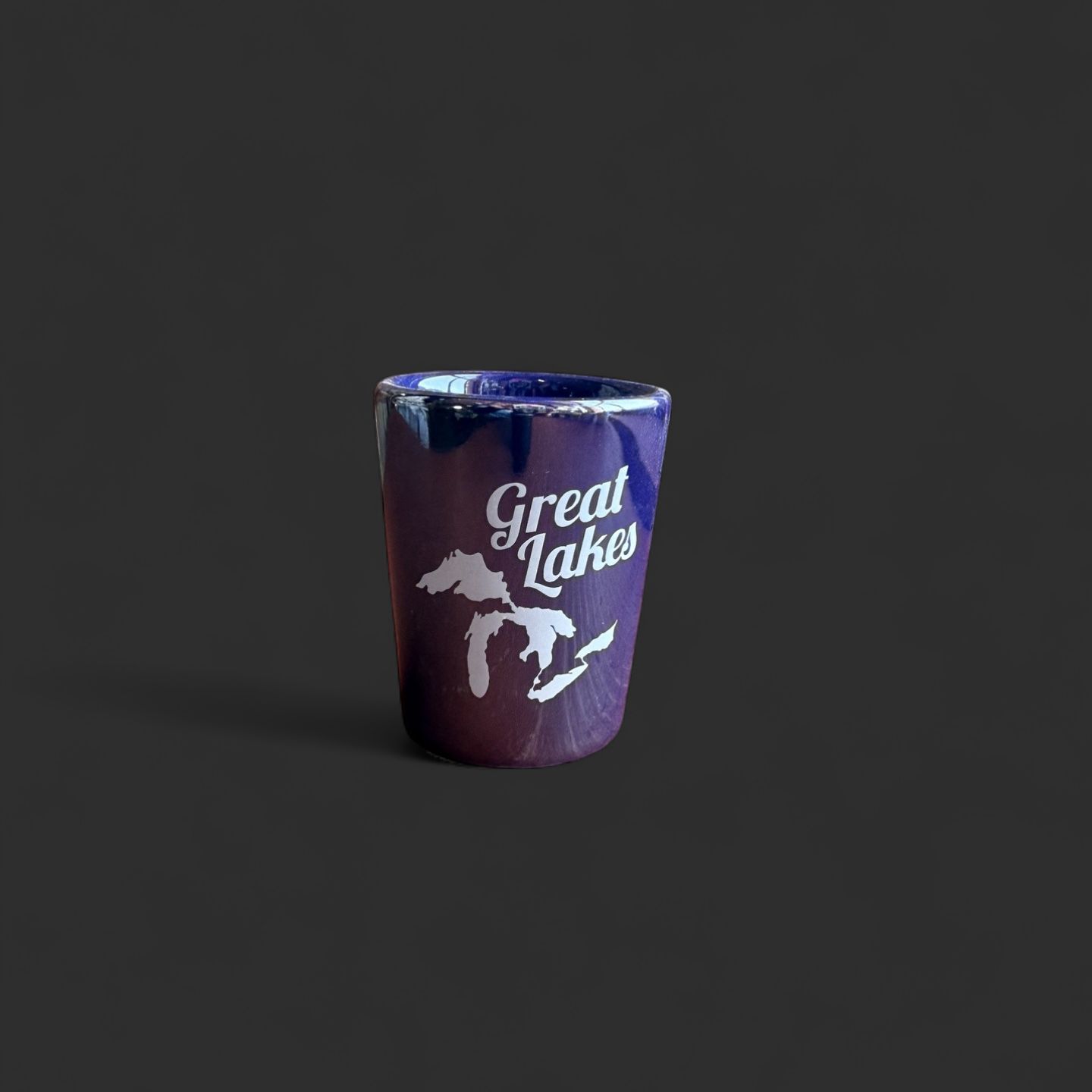 Great Lakes Shot Glass / Cobalt