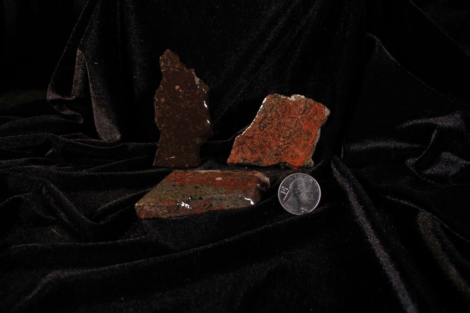 Copper Ore Slab Flats, Size: 24 ct.