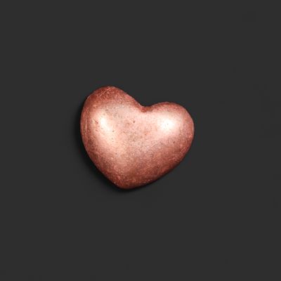 Copper Heart 1"