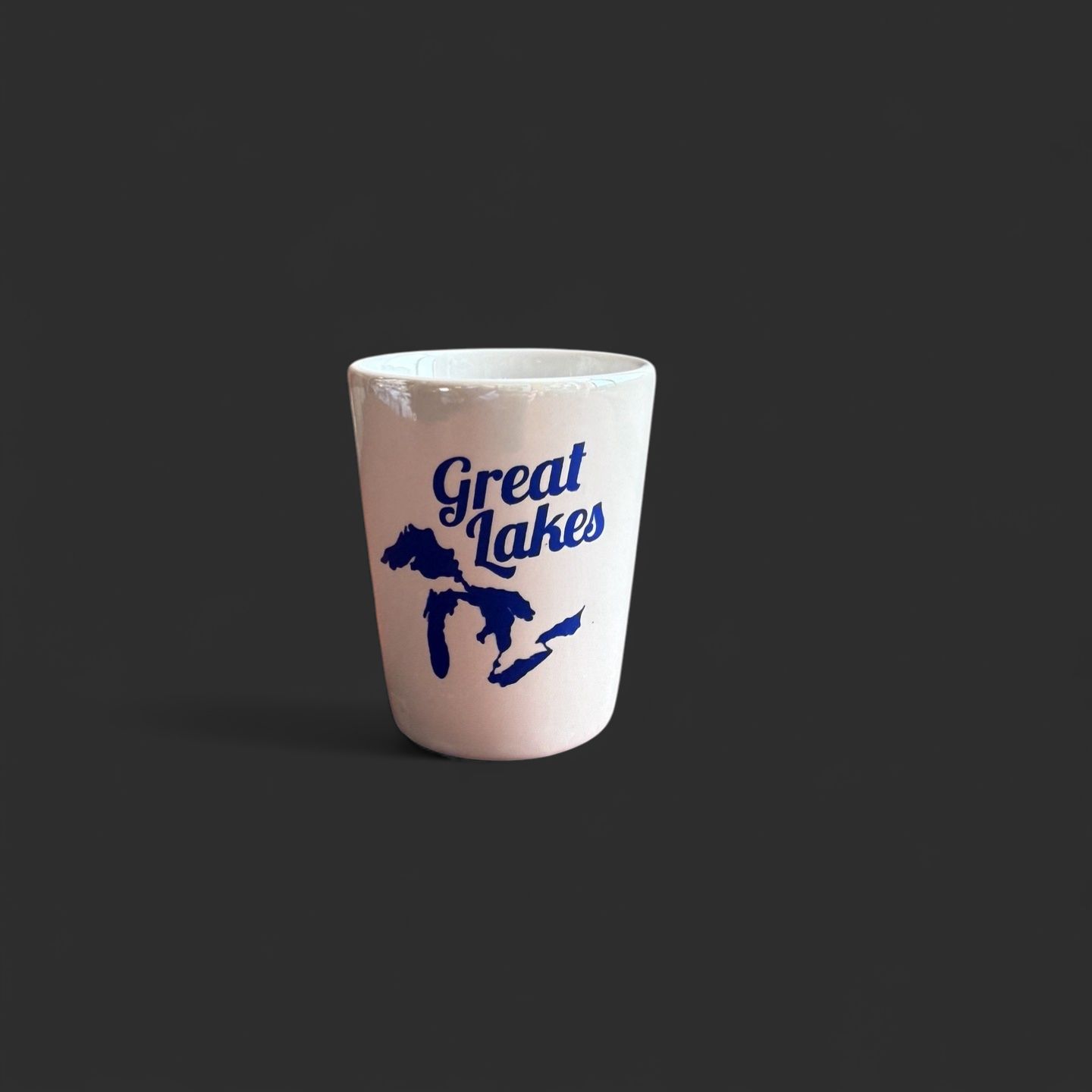 Great Lakes Shot Glass / White