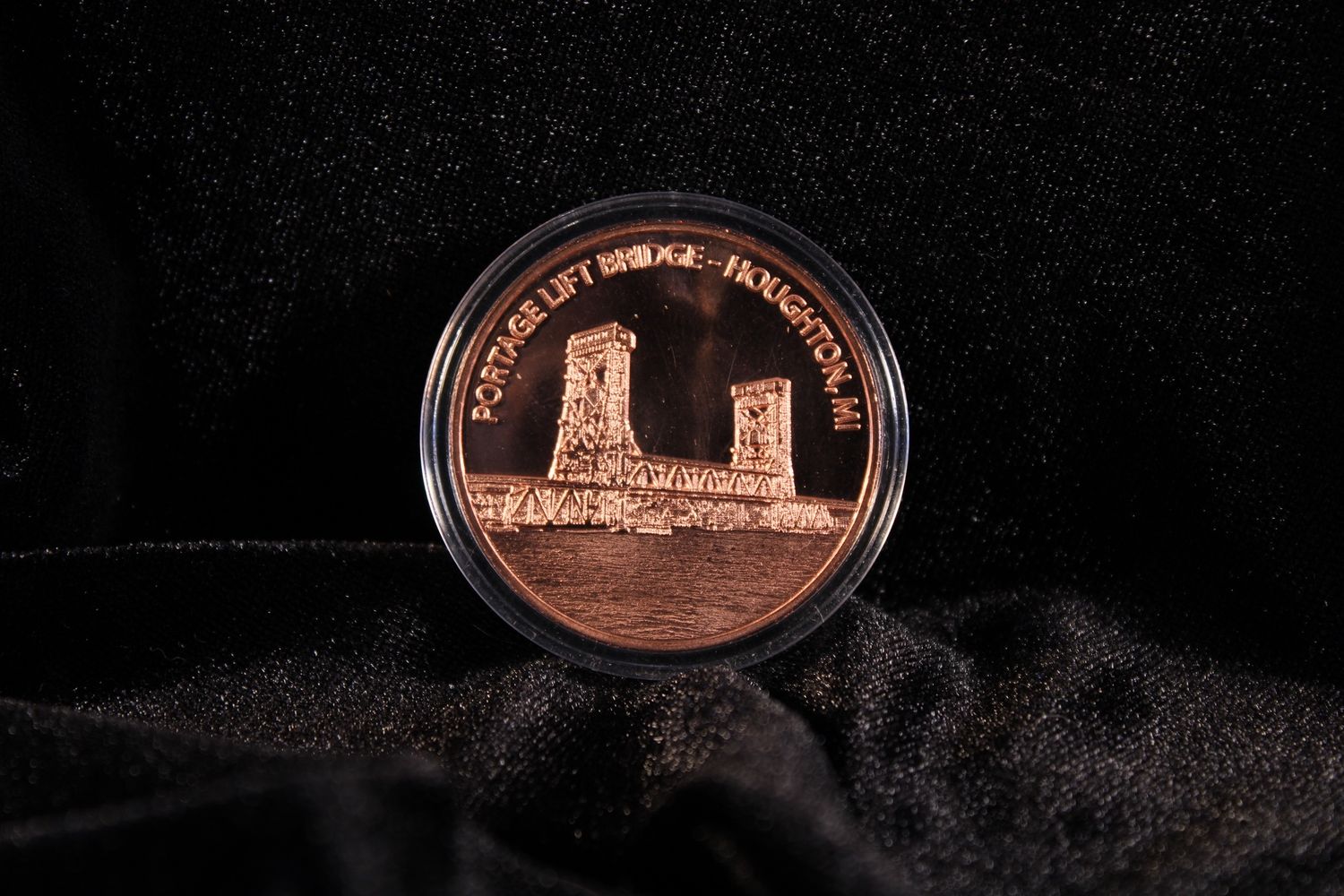 Portage Lift Bridge Copper Coin