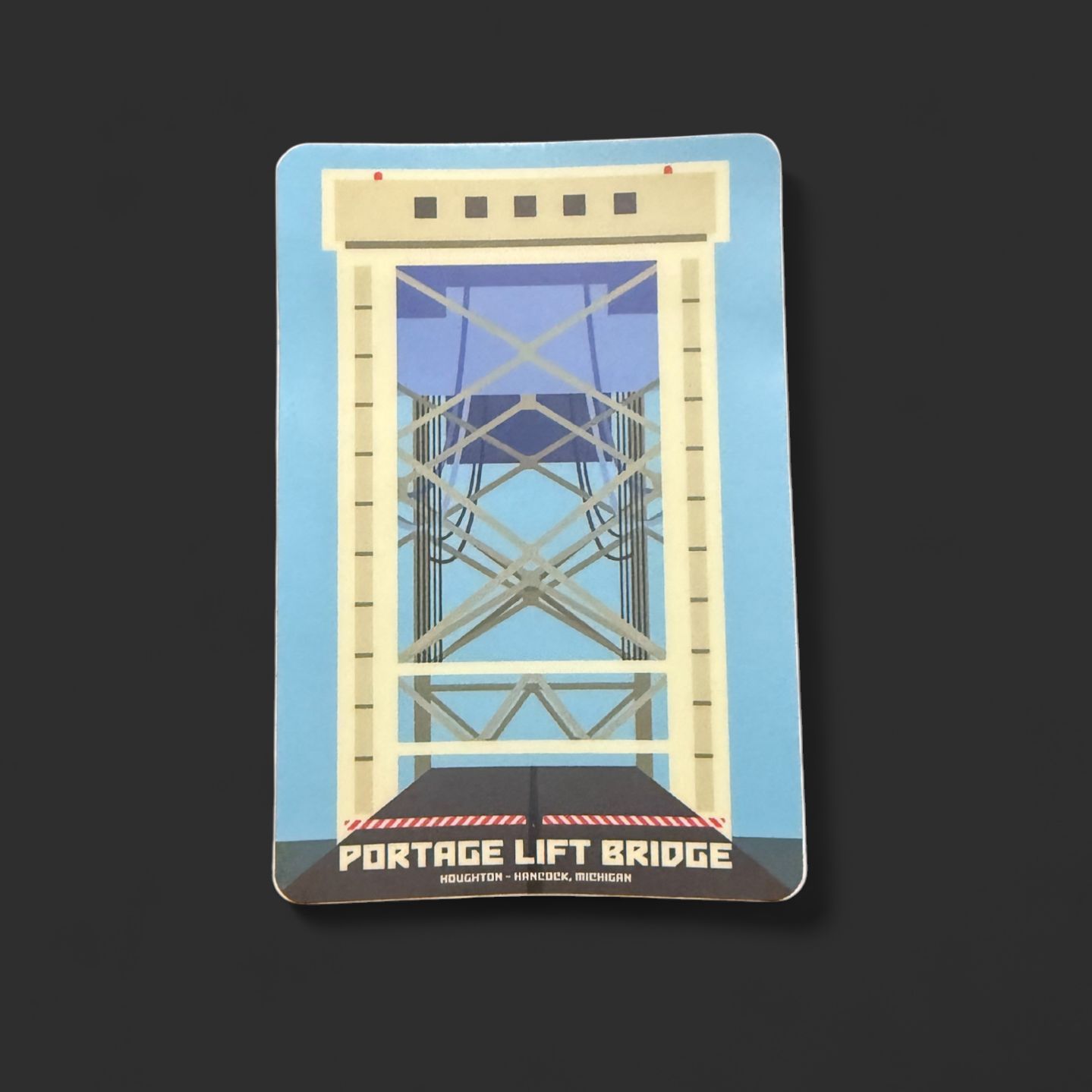 Portage Lift Bridge Sticker