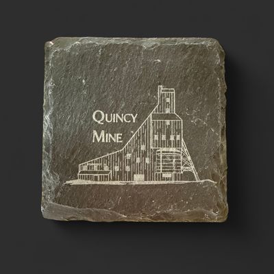 Quincy Mine Slate Coaster