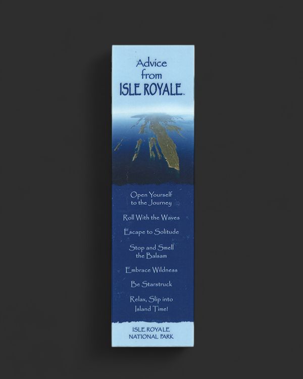 Advice of Isle Royale Bookmark
