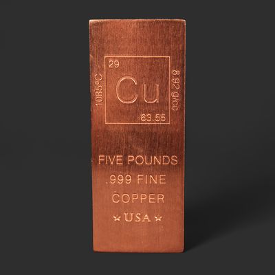 Copper Bar 5 Pound