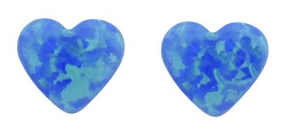 WHT - Ear - Lab Blue Opal PP Hearts