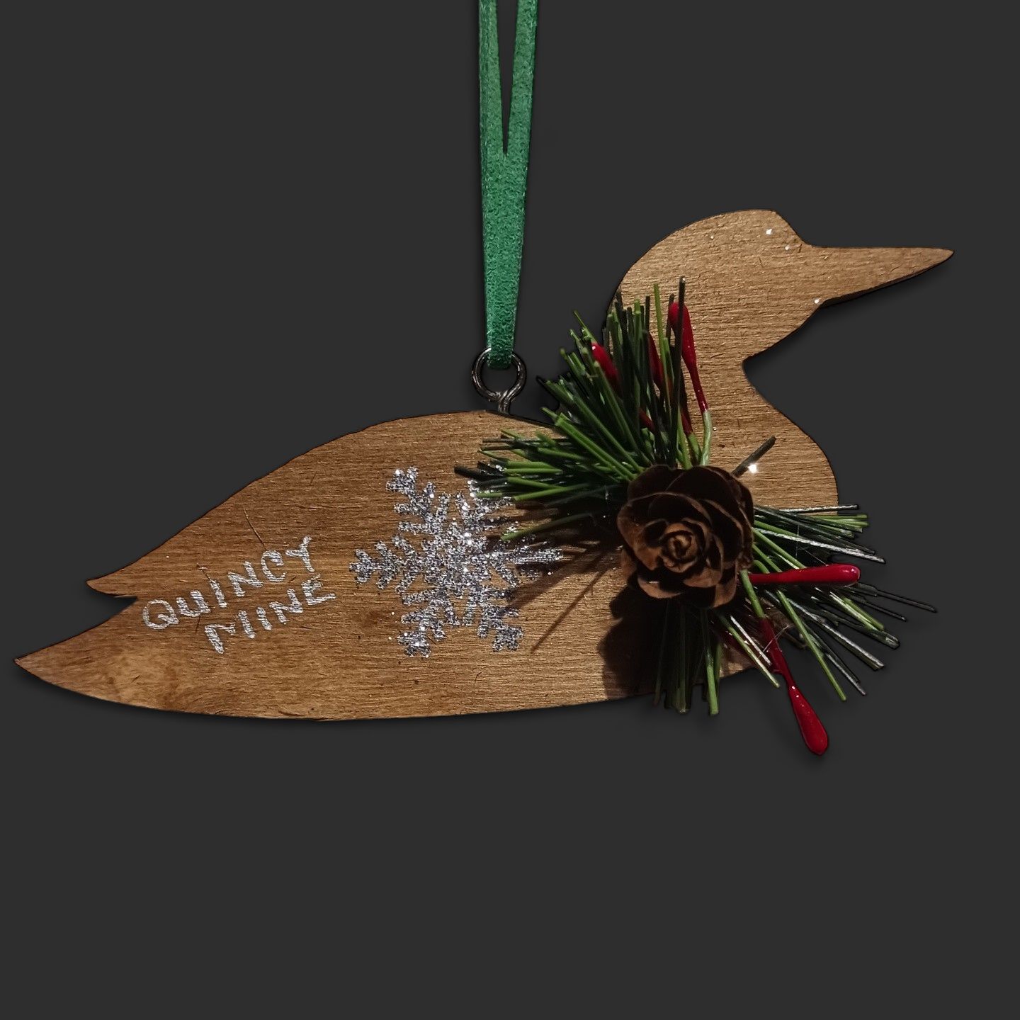 Diecut Wood Ornament Loon