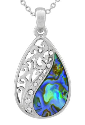 Pendant - Large Mother of Pearl Teardrop