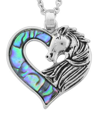 Heart Horse Choker Necklace